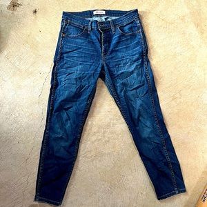 Madewell Skinny High Rise Crop Jean